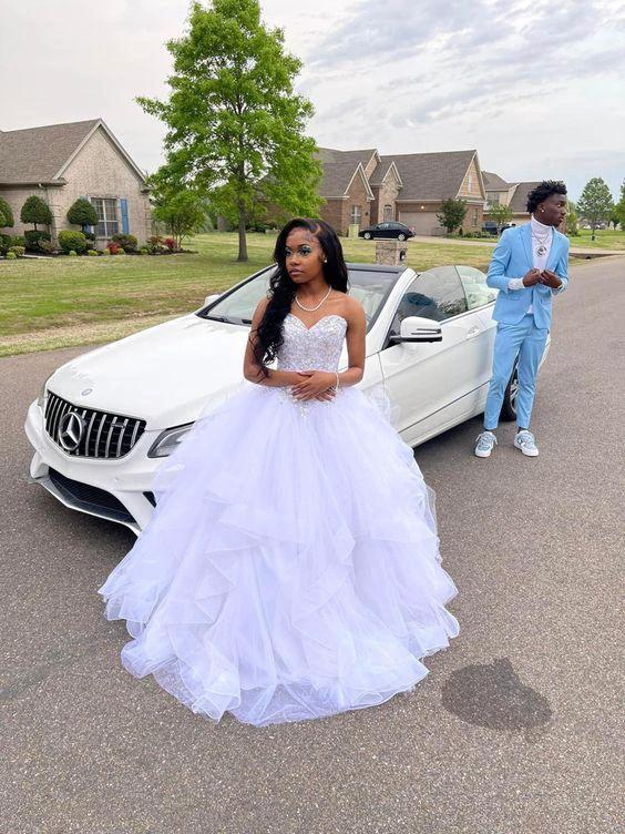 Sweetheart Neckline Tulle Ball Gown Y1320 - Image 2