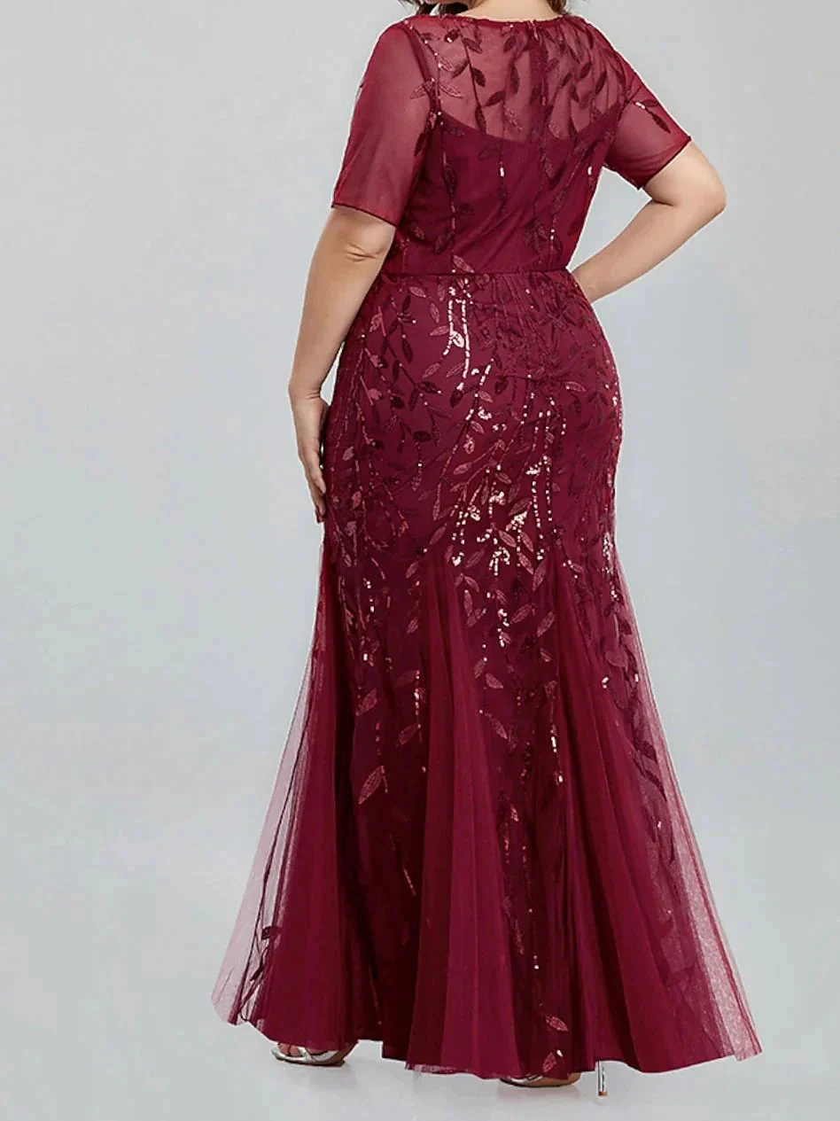 Trumpet/Mermaid Mother of the Bride Dresses with Applique - Image 2