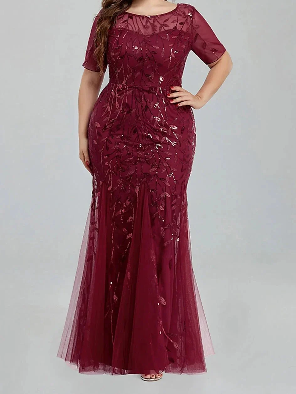 Trumpet/Mermaid Mother of the Bride Dresses with Applique - Image 3