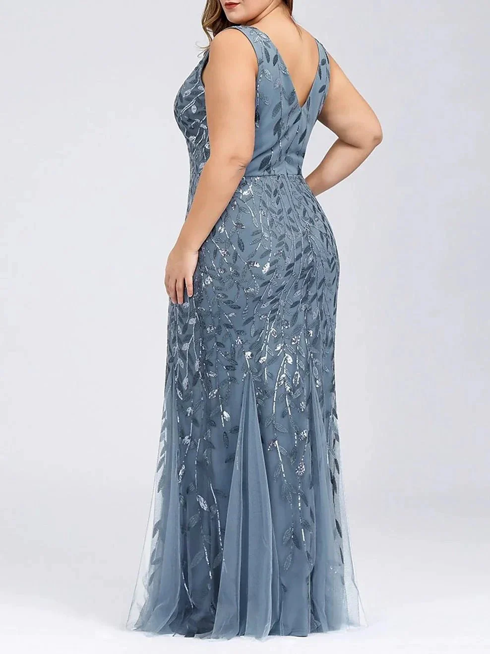 Trumpet/Mermaid Mother of the Bride Dresses with Sequins - Image 2