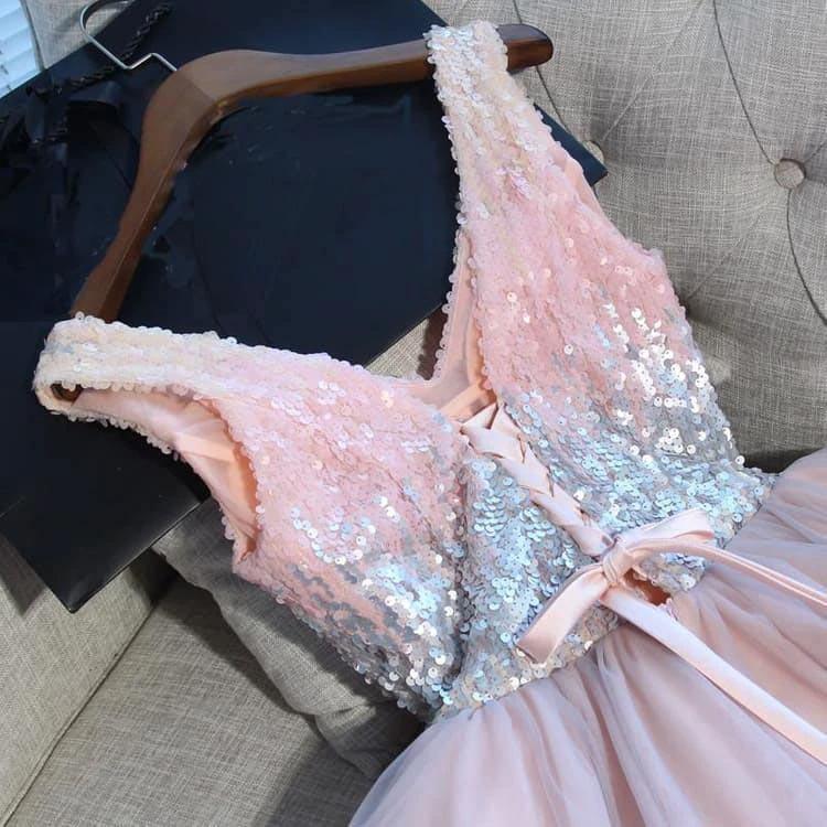 Tulle Homecoming Dress Sexy A-line Short Prom Dress Party Dress PD363 - Image 4