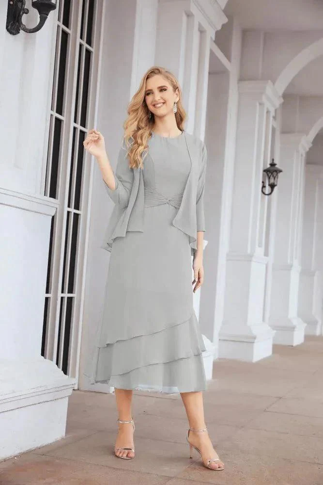 Sunnderly Two-Piece A-line Mother of The Bride Dress Formal Party Gown Dress SY28072 - Image 104