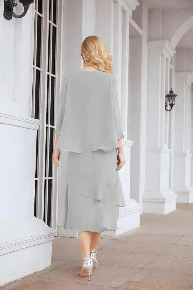 Sunnderly Two-Piece A-line Mother of The Bride Dress Formal Party Gown Dress SY28072 - Image 107