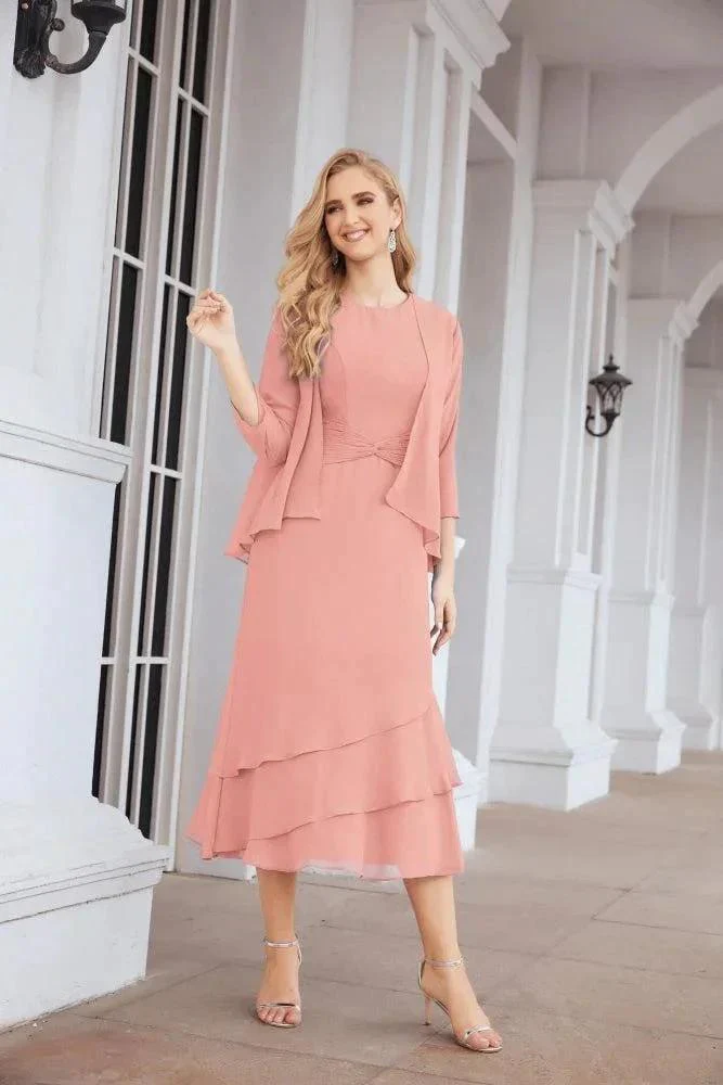 Sunnderly Two-Piece A-line Mother of The Bride Dress Formal Party Gown Dress SY28072 - Image 112