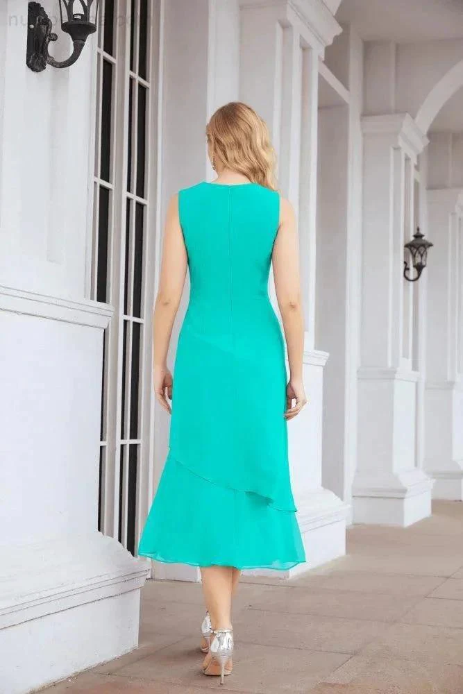 Sunnderly Two-Piece A-line Mother of The Bride Dress Formal Party Gown Dress SY28072 - Image 126