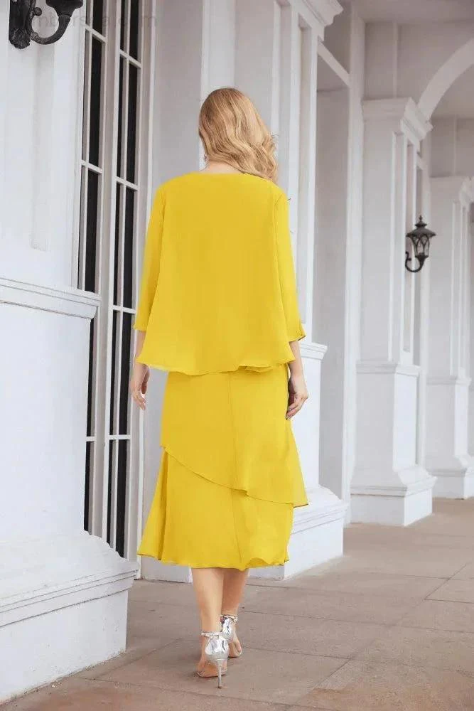 Sunnderly Two-Piece A-line Mother of The Bride Dress Formal Party Gown Dress SY28072 - Image 131