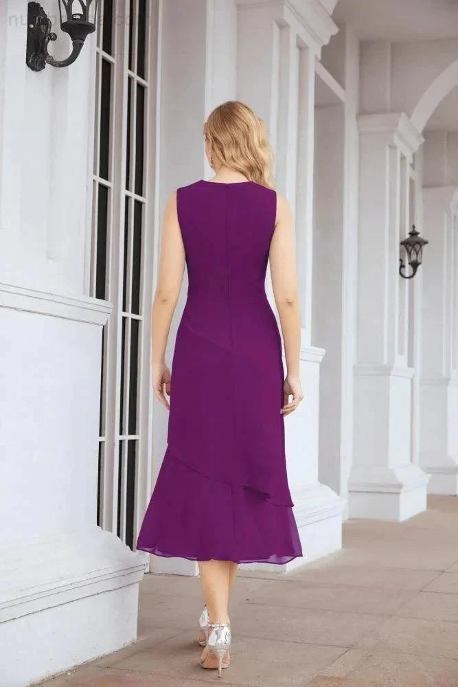 Sunnderly Two-Piece A-line Mother of The Bride Dress Formal Party Gown Dress SY28072 - Image 142