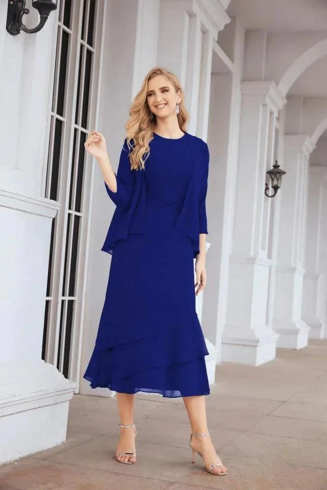 Sunnderly Two-Piece A-line Mother of The Bride Dress Formal Party Gown Dress SY28072 - Image 144