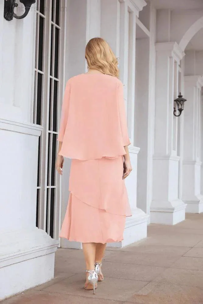 Sunnderly Two-Piece A-line Mother of The Bride Dress Formal Party Gown Dress SY28072 - Image 159