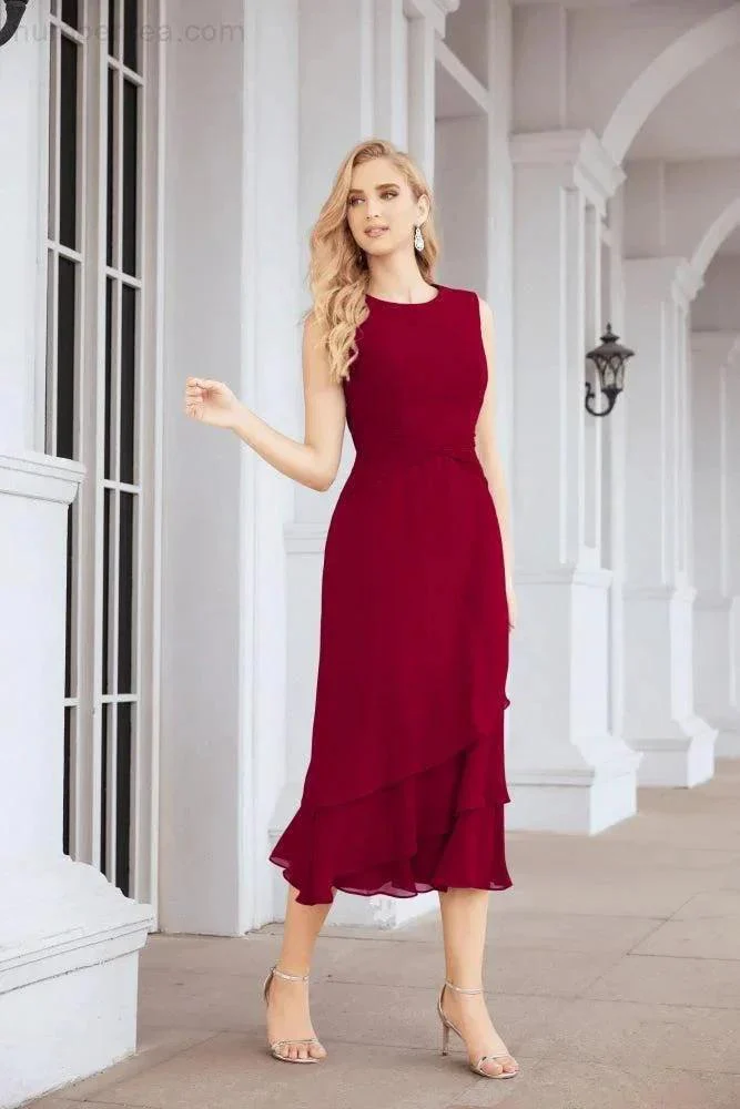 Sunnderly Two-Piece A-line Mother of The Bride Dress Formal Party Gown Dress SY28072 - Image 161