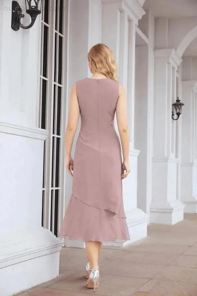 Sunnderly Two-Piece A-line Mother of The Bride Dress Formal Party Gown Dress SY28072 - Image 3