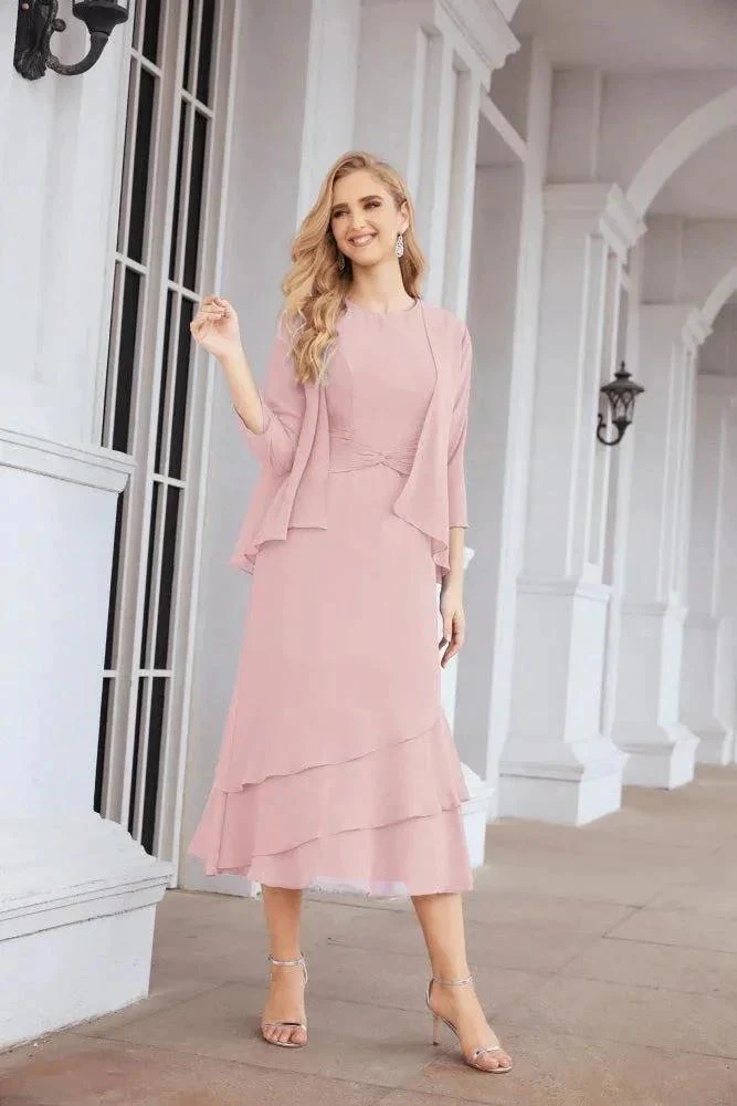 Sunnderly Two-Piece A-line Mother of The Bride Dress Formal Party Gown Dress SY28072 - Image 32