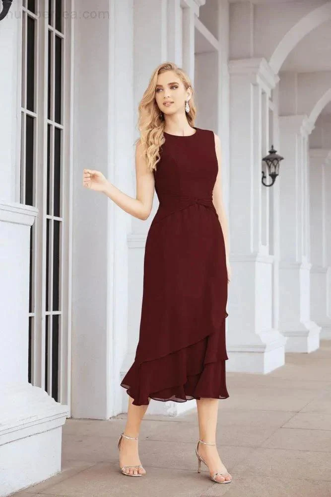 Sunnderly Two-Piece A-line Mother of The Bride Dress Formal Party Gown Dress SY28072 - Image 45