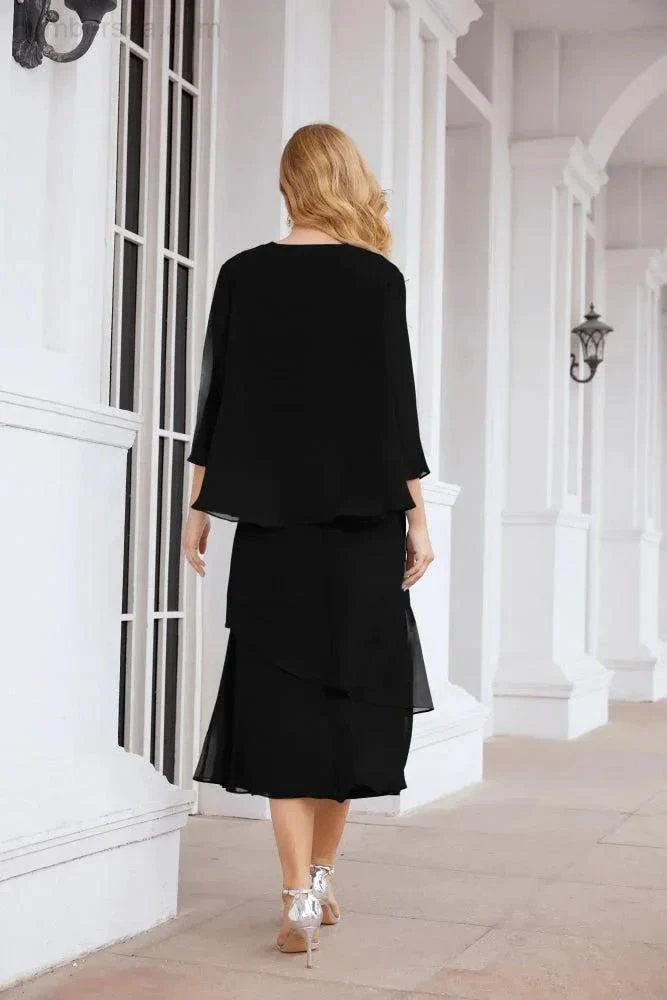 Sunnderly Two-Piece A-line Mother of The Bride Dress Formal Party Gown Dress SY28072 - Image 59