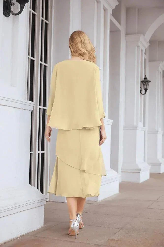Sunnderly Two-Piece A-line Mother of The Bride Dress Formal Party Gown Dress SY28072 - Image 63