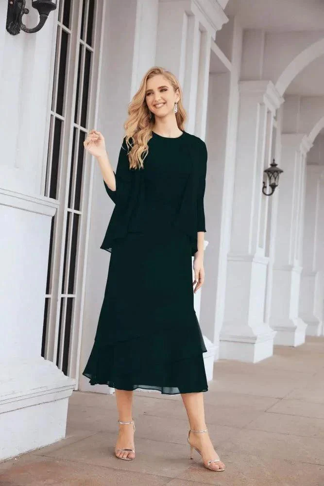 Sunnderly Two-Piece A-line Mother of The Bride Dress Formal Party Gown Dress SY28072 - Image 64