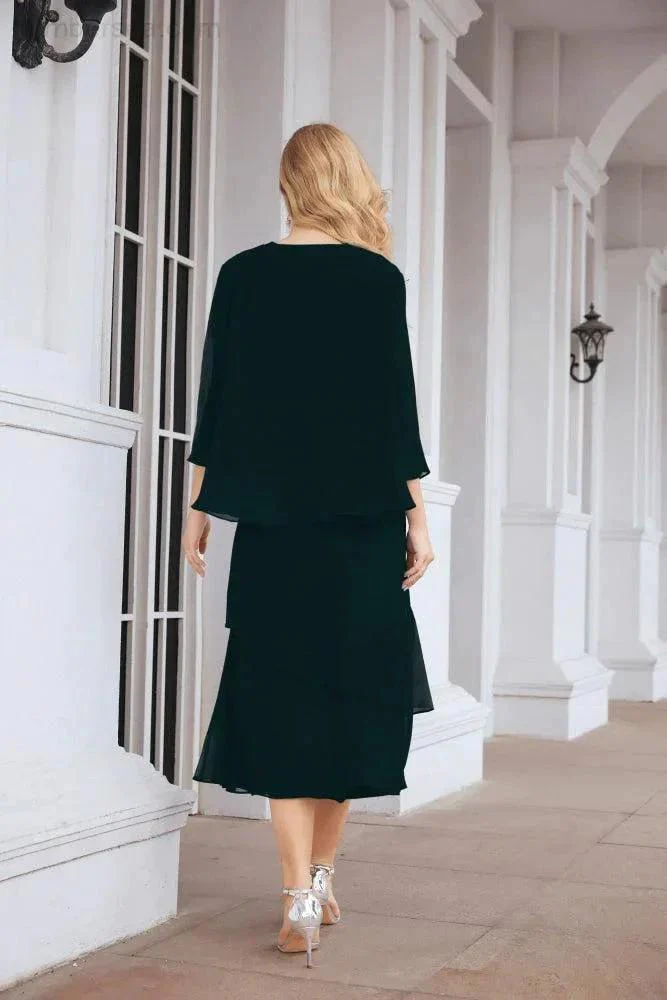 Sunnderly Two-Piece A-line Mother of The Bride Dress Formal Party Gown Dress SY28072 - Image 67