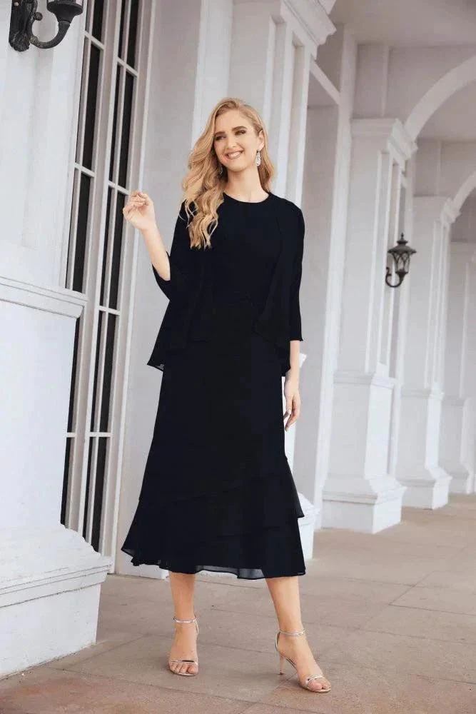 Sunnderly Two-Piece A-line Mother of The Bride Dress Formal Party Gown Dress SY28072 - Image 68