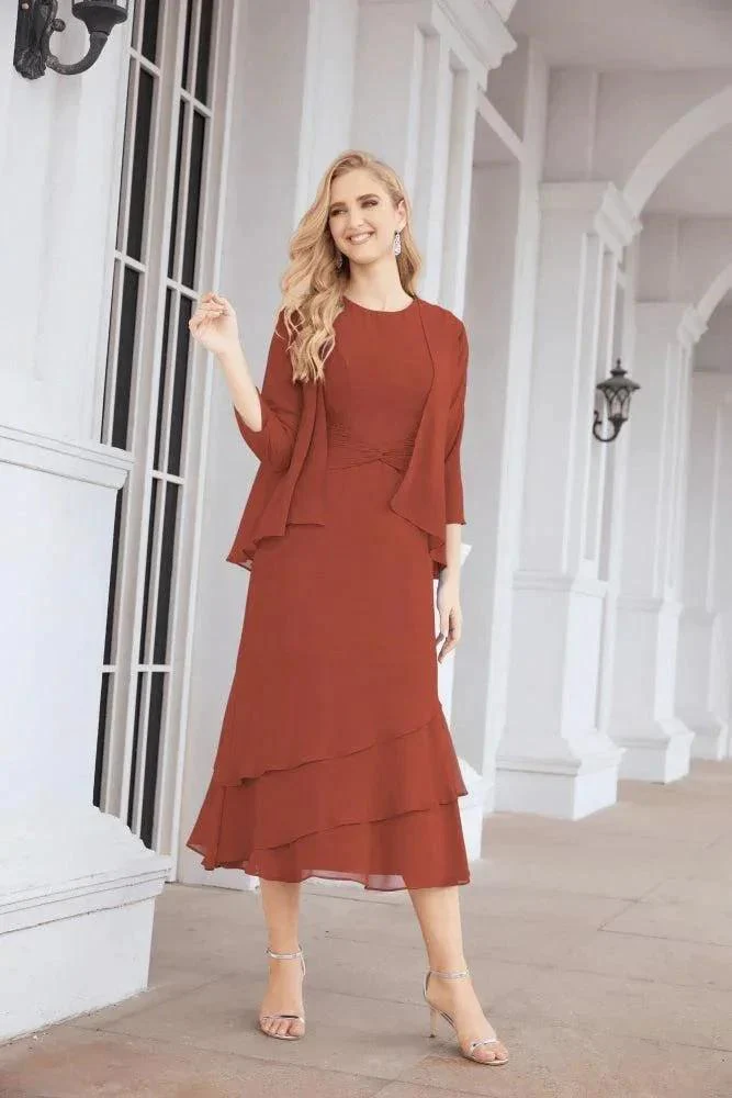 Sunnderly Two-Piece A-line Mother of The Bride Dress Formal Party Gown Dress SY28072 - Image 72