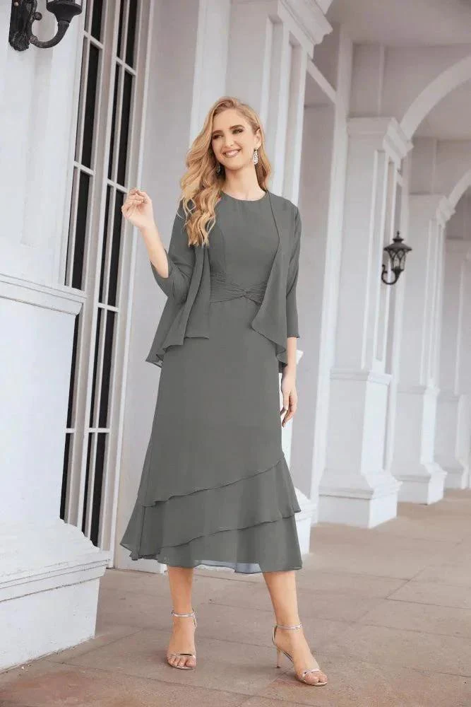 Sunnderly Two-Piece A-line Mother of The Bride Dress Formal Party Gown Dress SY28072 - Image 76