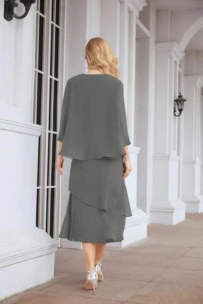 Sunnderly Two-Piece A-line Mother of The Bride Dress Formal Party Gown Dress SY28072 - Image 79