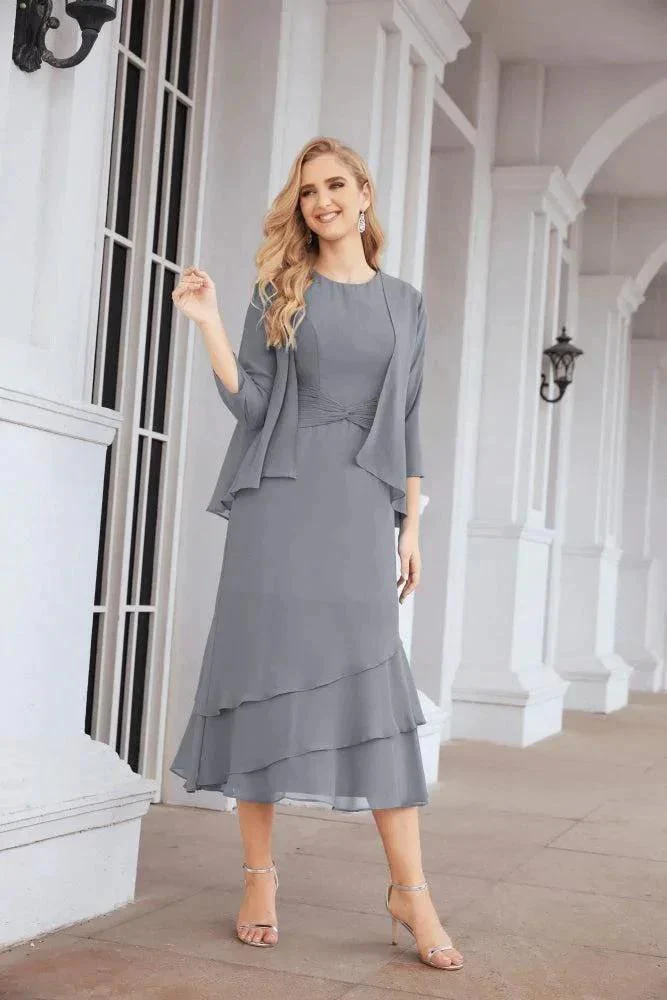 Sunnderly Two-Piece A-line Mother of The Bride Dress Formal Party Gown Dress SY28072 - Image 8