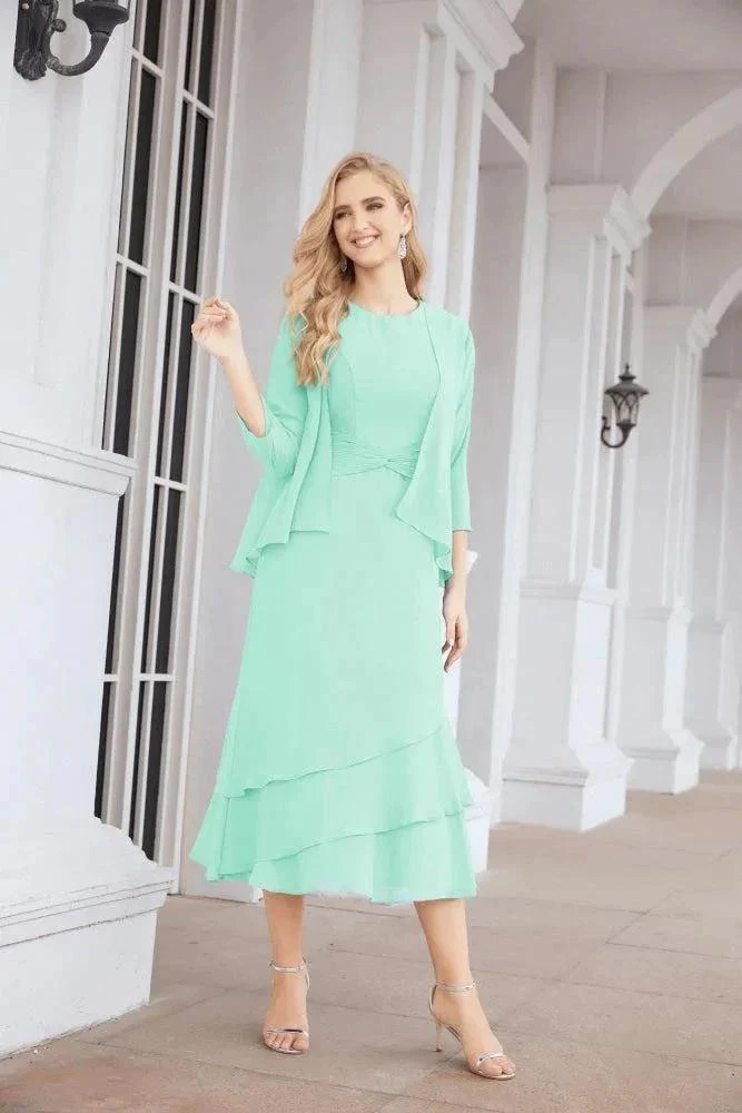 Sunnderly Two-Piece A-line Mother of The Bride Dress Formal Party Gown Dress SY28072 - Image 84
