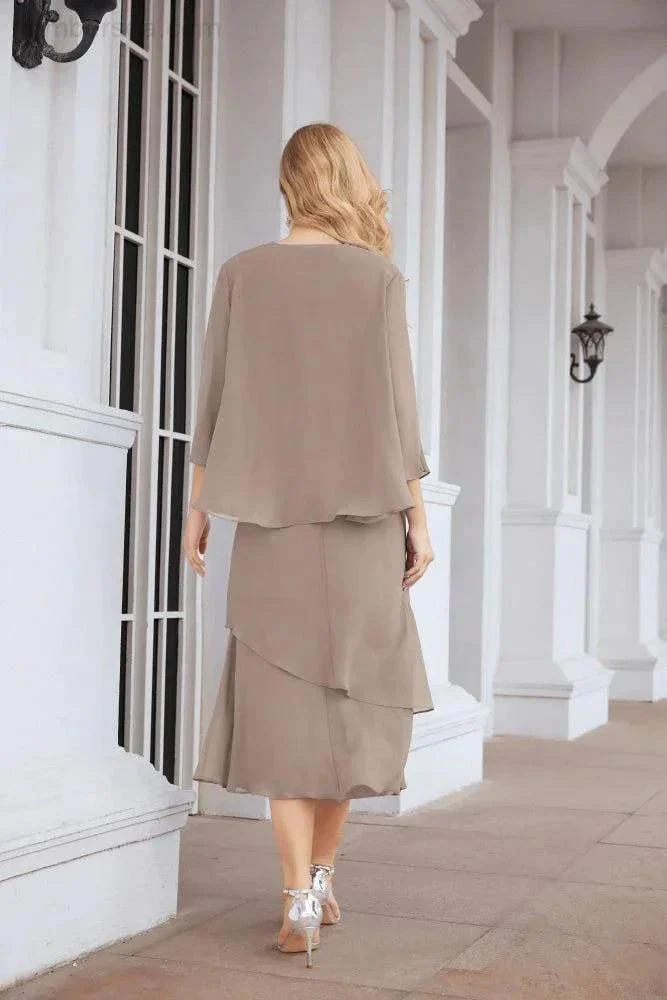 Sunnderly Two-Piece A-line Mother of The Bride Dress Formal Party Gown Dress SY28072 - Image 95