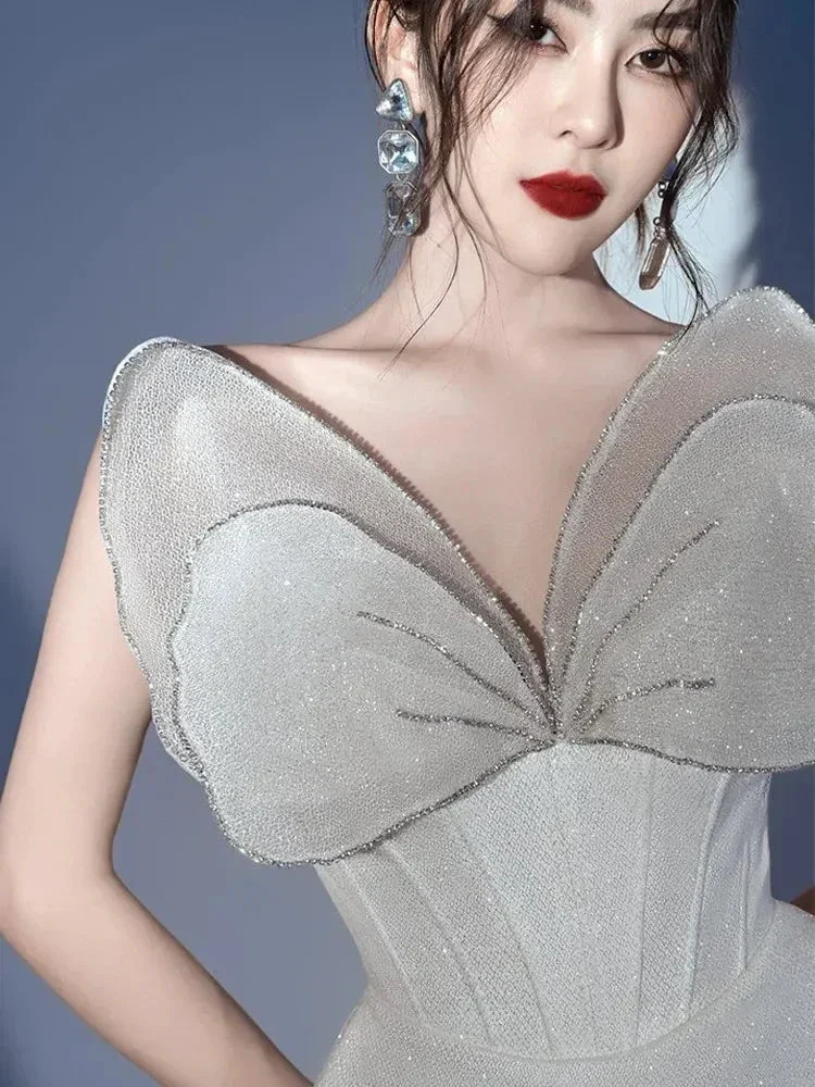 Unique Homecoming Dress Princess Strapless Short Prom Dress Y2900 - Image 3
