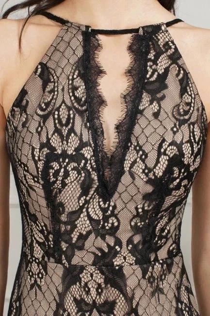 Unique V-Neck Sleeveless Mermaid Front-Split Tulle Prom Dresses with Appliques - Image 4