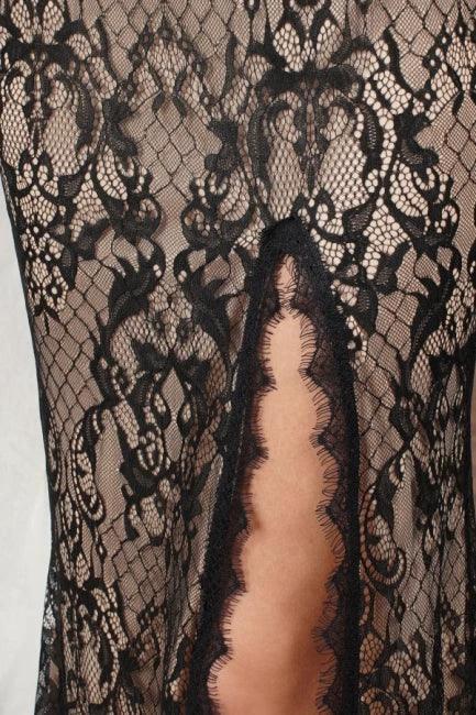 Unique V-Neck Sleeveless Mermaid Front-Split Tulle Prom Dresses with Appliques - Image 6