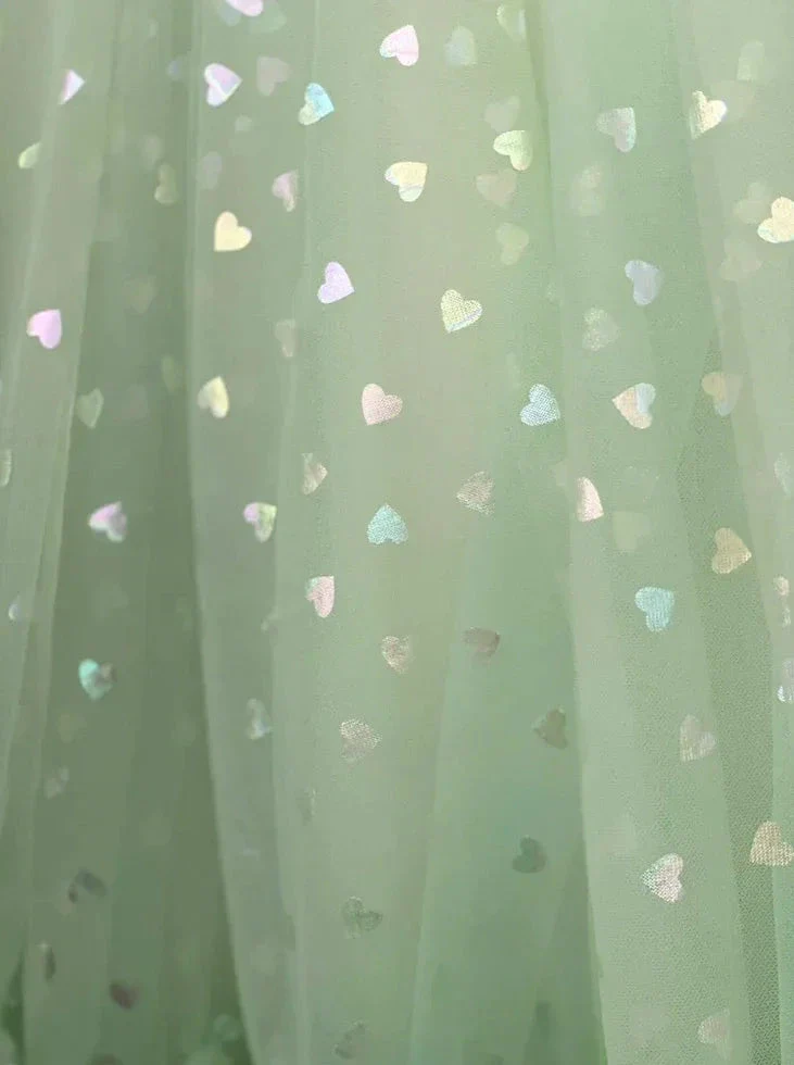Sweetheat Neck Maxi Length Tulle Prom Dress - Image 3