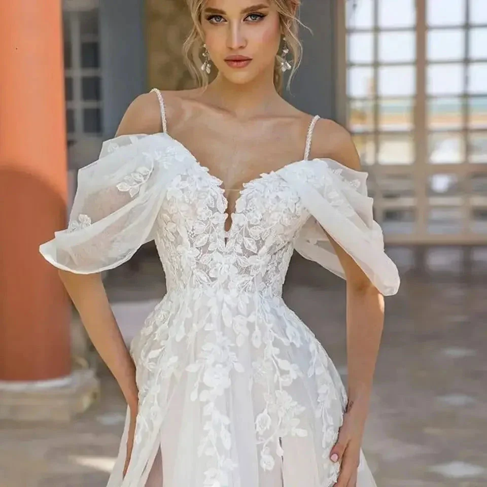 Vestido De Noiva Lace Wedding Dress Robe Princess Mariage Plus Size Bridal Wedding Gowns - Image 3