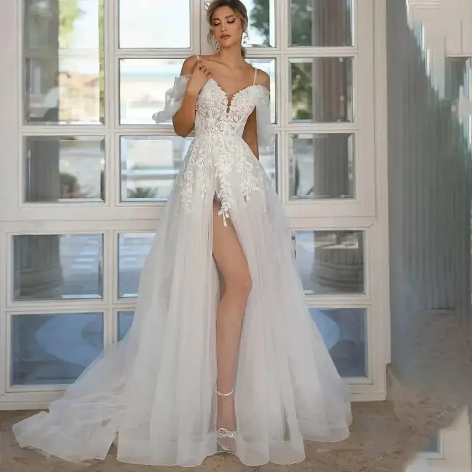 Vestido De Noiva Lace Wedding Dress Robe Princess Mariage Plus Size Bridal Wedding Gowns - Image 4