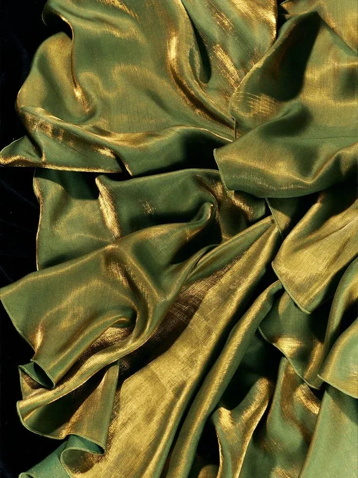 Vintage Green Tiered Flounce Long Prom Dress Party Evening Gown Y7548 - Image 5