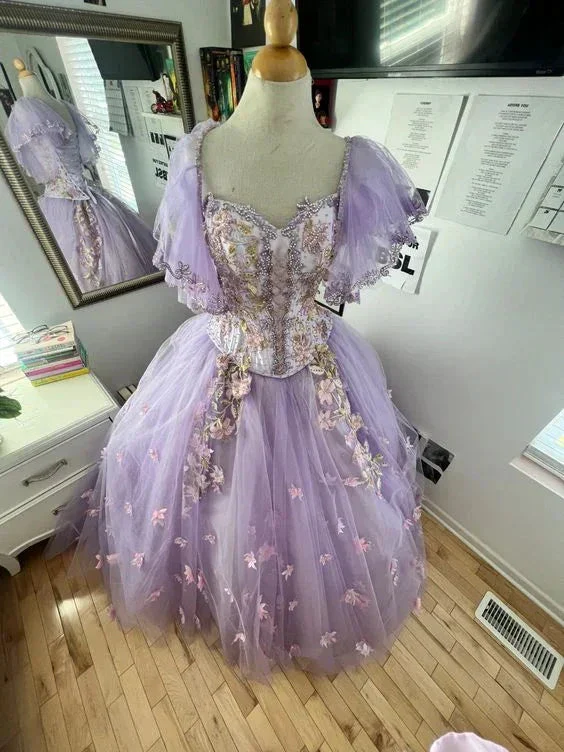 Vintage Purple Quinceanera Dress Ball Gown,Sweet 16 Dress Y6756 - Image 2