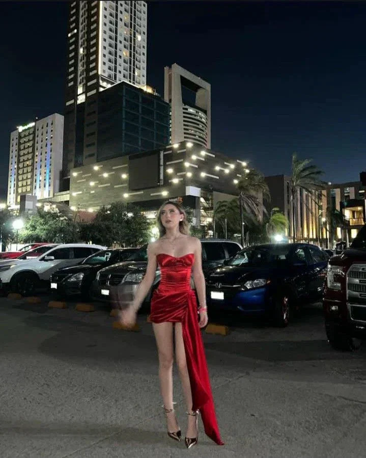 Vintage Sweetheart Red Tight Homecoming Dress Red Party Dress Y4597 - Image 3