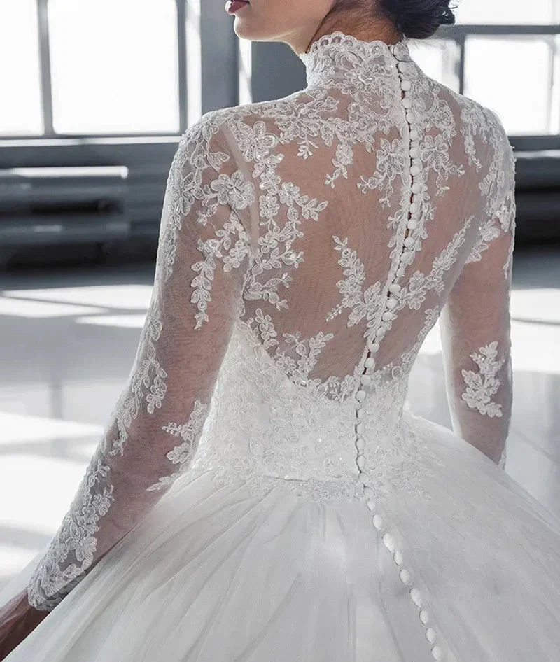 Wedding Guest Woman Dress Wedding Dresses for Women 2023 Bride Ball Gown Princess Vintage Elegant Weddings - Image 3