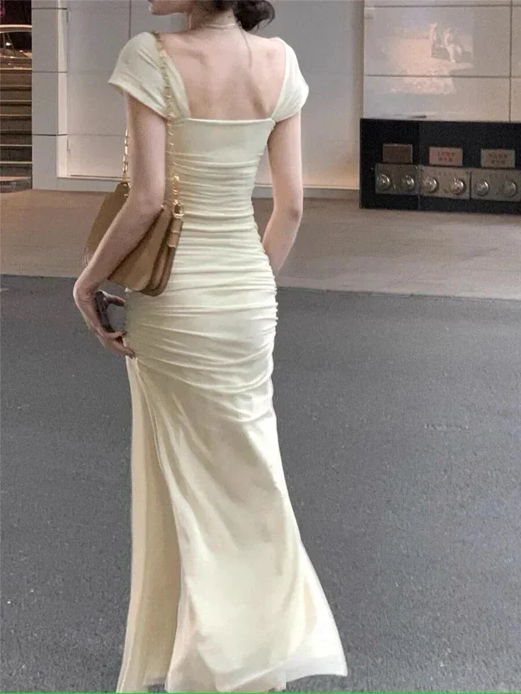 Women Elegant Summer New Fashion Evening Dress Vestidos Vintage Bodycon Y6901 - Image 3