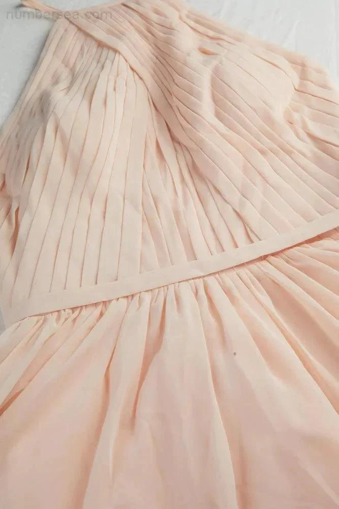 Women's Halter Neck Chiffon Fluffy Bridesmaid Evening Dress Wedding Party Beach Evening Dress 28104 - Image 6