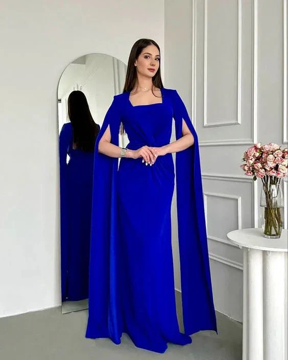 Women's Party Evening Dress Royal Blue Long Evening Dress  Y4646 - Image 2